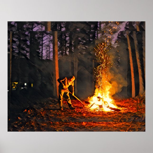 BURNSAISON-Poster Poster (Vorne)