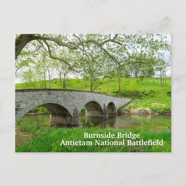 Burnside Bridge in Antietam Postkarte (Vorderseite)