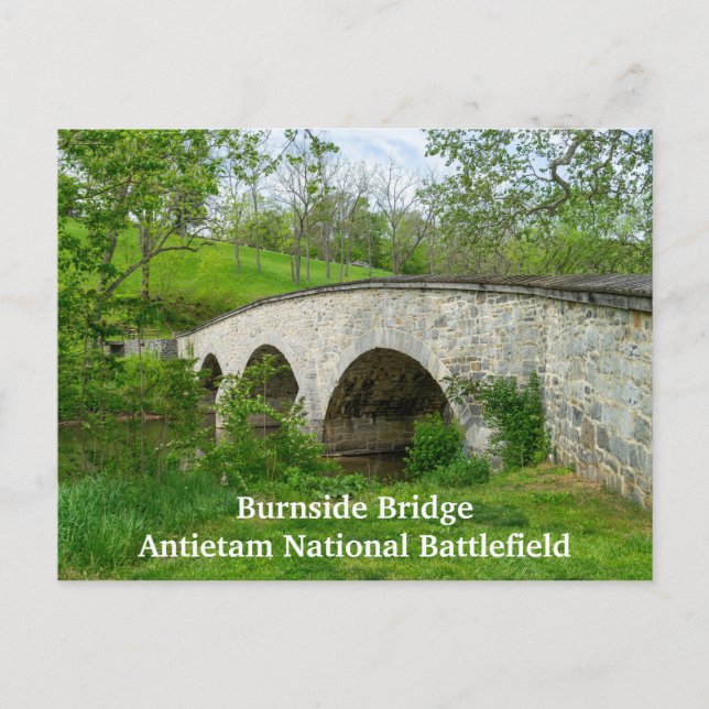 Burnside Bridge in Antietam Postkarte (Vorderseite)