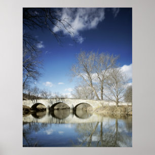 Burnside's Bridge, Antietam National Schlachtfeld Poster