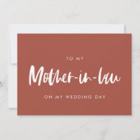 Burnt Backstein Auf meine Hochzeitstagskarte meine