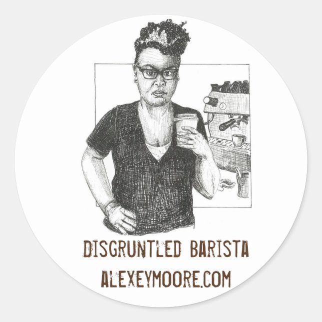 Burnt Bradley Sticker (Vorderseite)