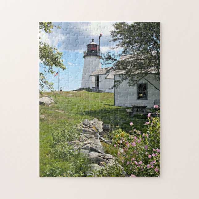 Burnt Island Lighthouse, Maine Puzzle (Vertikal)