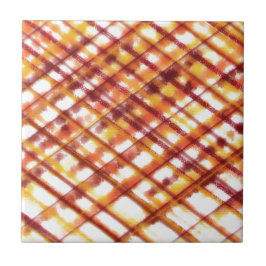 Burnt Kariert Fliese