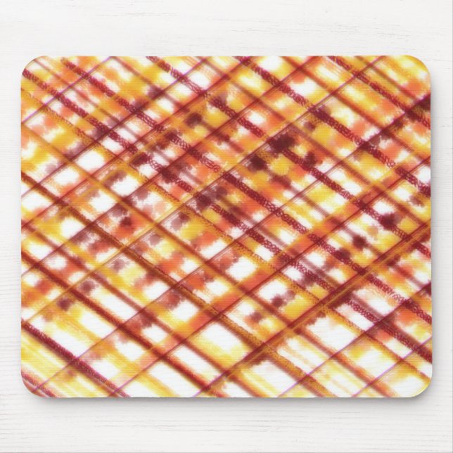 Burnt Kariert Mousepad (Vorne)