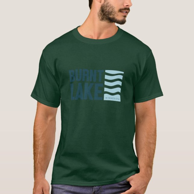 Burnt Lake Minnesota Oversized T-Shirt (Vorderseite)