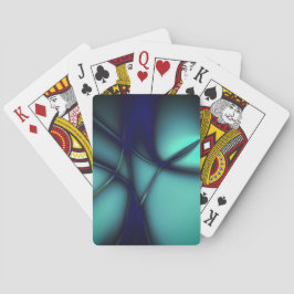 Burnt-Minze-Cyan unter hellen Linien sieht wie Kab Spielkarten