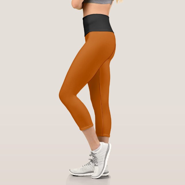 Burnt Orange Capri Leggings (Links)