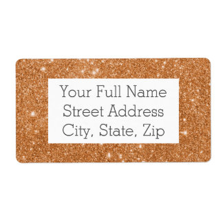 Burnt Orange Glitzer Glitzern