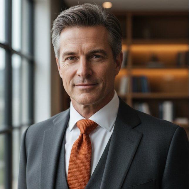 Burnt Orange Krawatte (Von Creator hochgeladen)