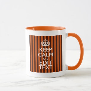 Burnt Orange personalisieren Sie diese Behalten, r Tasse