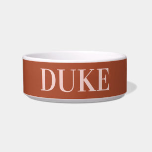 Burnt Orange Pet Napf