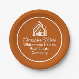 Burnt Orange Real Estate Company Custom Realtor Pappteller