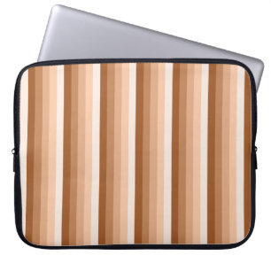 Burnt-Orange-Schattenstreifen Laptopschutzhülle