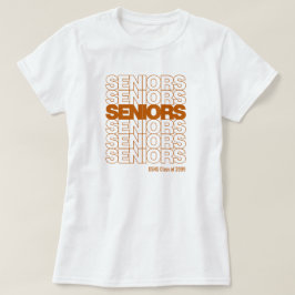 Burnt Orange Seniors Seniors Seniors T - Shirt