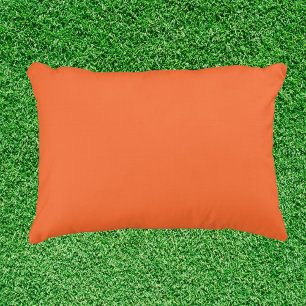 Burnt Orange Solid Color Dekokissen