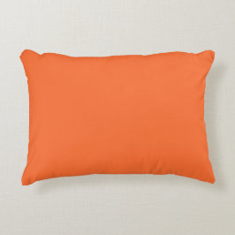 Burnt Orange Solid Color Dekokissen