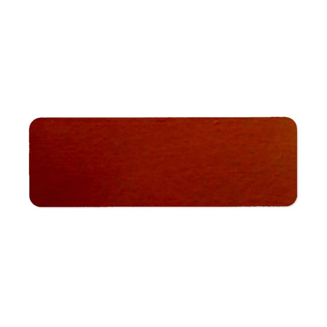 Burnt Orange Solid Lable (Vorne)