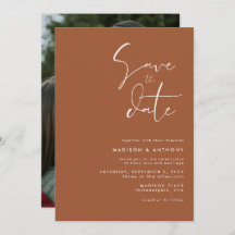 Burnt Orange Terracotta Moderne Minimalistische Ho