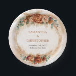 Burnt orange Terracotta und grüne Laubbogen Pappteller<br><div class="desc">Bereiten Sie sich darauf vor, Ihren Hochzeitsempfang mit einer bezaubernden Touch zu erhöhen! Stellen Sie sich Ihre Tische mit orangefarbenen Terrakotta und grünen Blätterbogen Papier Teller, die einen skurrilen und rustikalen Charme, der ein abenteuerliches Gefühl widerspiegelt. Diese Teller werden sich leicht mit den Farben der Natur vermischen und Ihre Feier...</div>