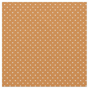 Burnt Orange Tiny Dots Stoff