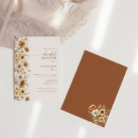 Burnt Orange Wildblume Brautparty Floral