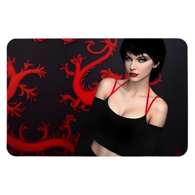 Burnt Out Souls flexible photo magnet (Horizontal)