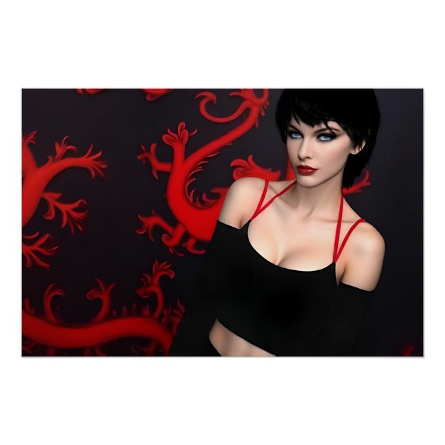 Burnt Out Souls glossy poster (Vorderseite)