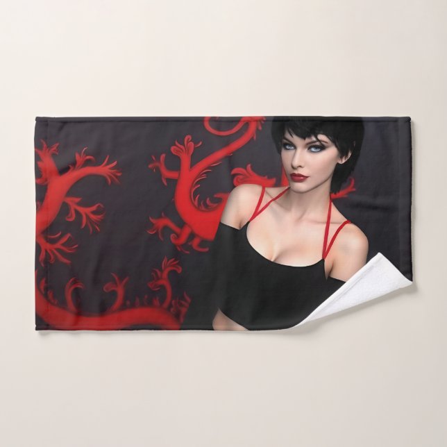 Burnt Out Souls hand towel Handtuch (Handtuch)