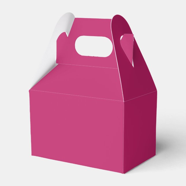 Burnt Pink Gable Geschenkschachtel (Vorderseite)