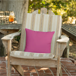 Burnt Pink Outdoor Throw Kissen