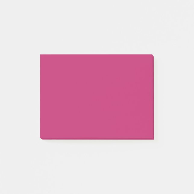 Burnt Pink Post-it Klebezettel (Vorderseite)