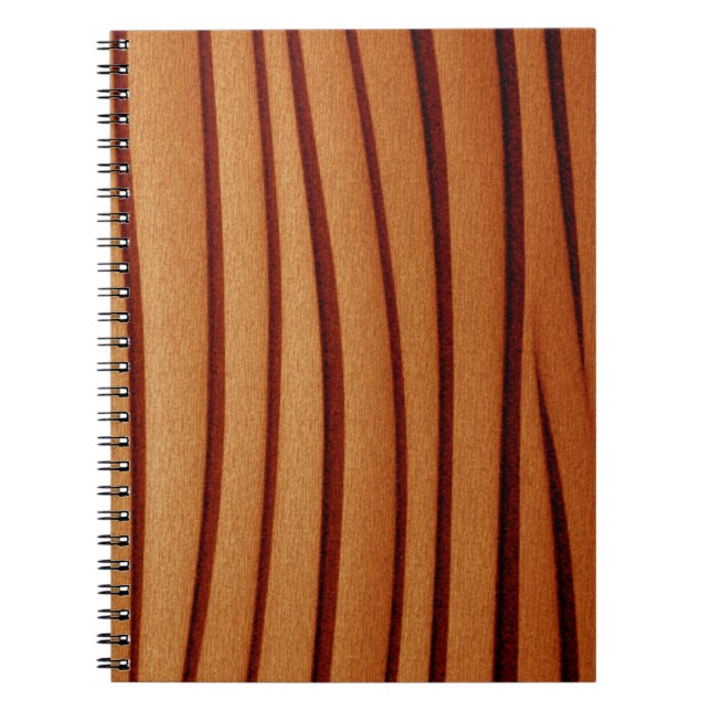 Burnt Rustic Orange Notebook Notizblock (Vorderseite)