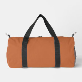 Burnt Sienna Duffle Bag - Minimaler Look, Max Spac