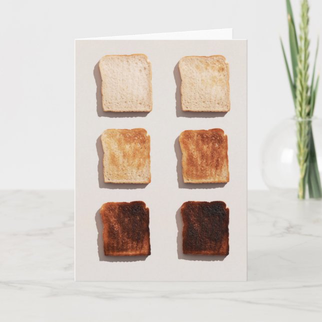 Burnt Toast Karte (Vorderseite)