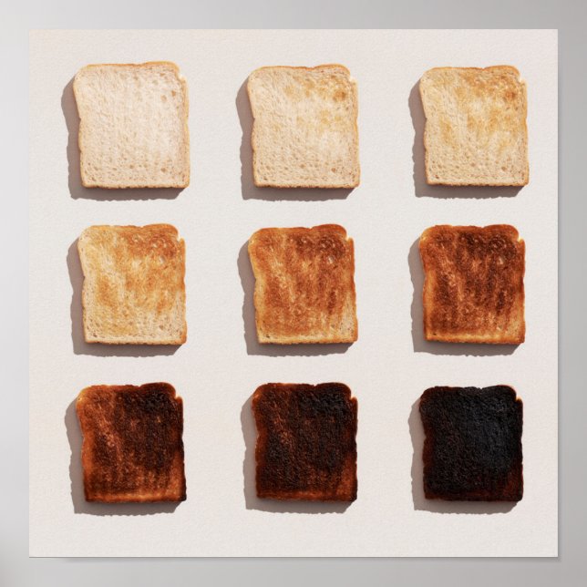 Burnt Toast Poster (Vorne)