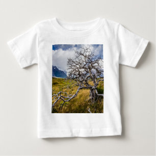 Burnt tree, Torres del Paine, Chile Baby T-shirt