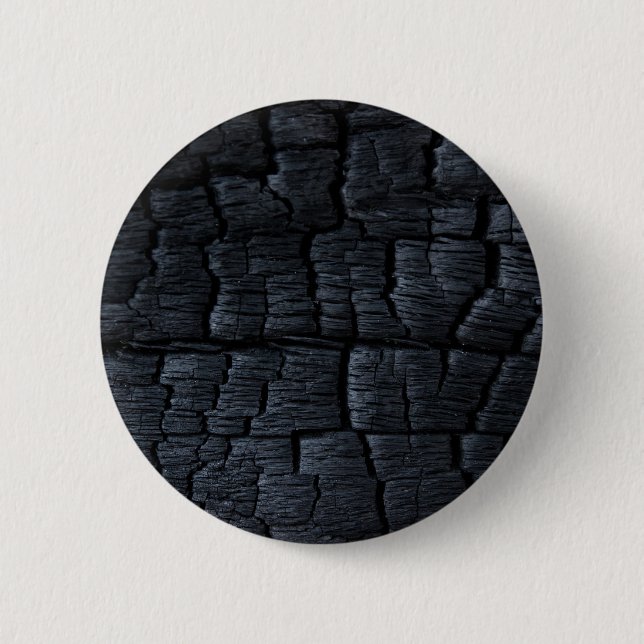 Burnt Wood Holzkohle Button (Vorderseite)