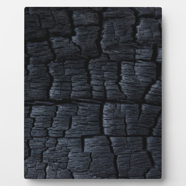 Burnt Wood Holzkohle Fotoplatte (Vorderseite)