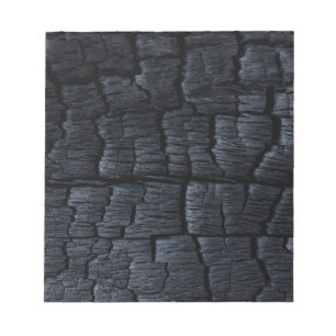 Burnt Wood Holzkohle Notizblock