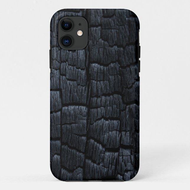 Burnt Wood Texture Case-Mate iPhone Hülle (Rückseite)