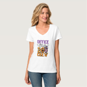 Büro-Boo-Crew Halloween-Teamgeist-Poster T-Shirt