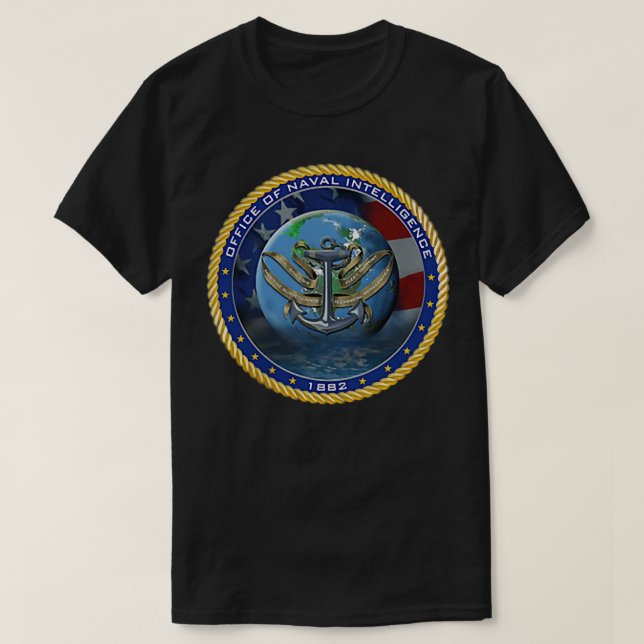 Büro des Nachrichtendienstes der ONI-Marine T-Shirt (Design vorne)