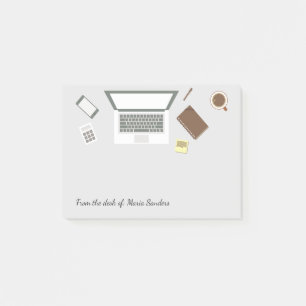 Büro des Rechnungsführers Post-it Klebezettel