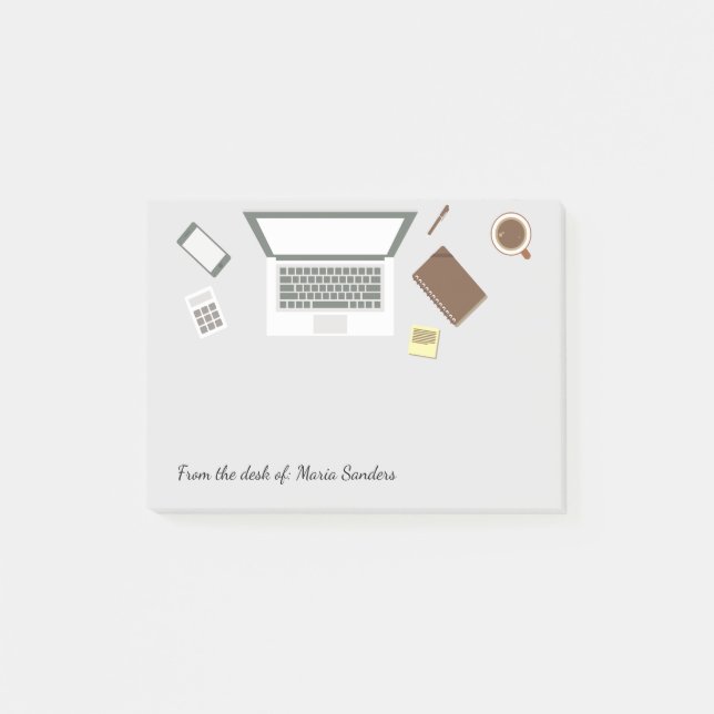 Büro des Rechnungsführers Post-it Klebezettel (Vorderseite)