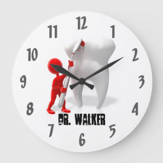Büro für berufliche Zahnärzte Große Wanduhr
