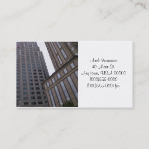 Büro-Gebäude-Geschäfts-Karten Visitenkarte