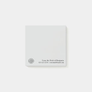 Büro individuell modern einfaches Logo Von Schreib Post-it Klebezettel
