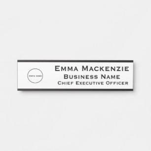 Büro-Logo Geschäfts-Hängeschild Namensschild