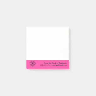 Büro-Logo modern simpel Von Schreibtisch von Post-it Klebezettel